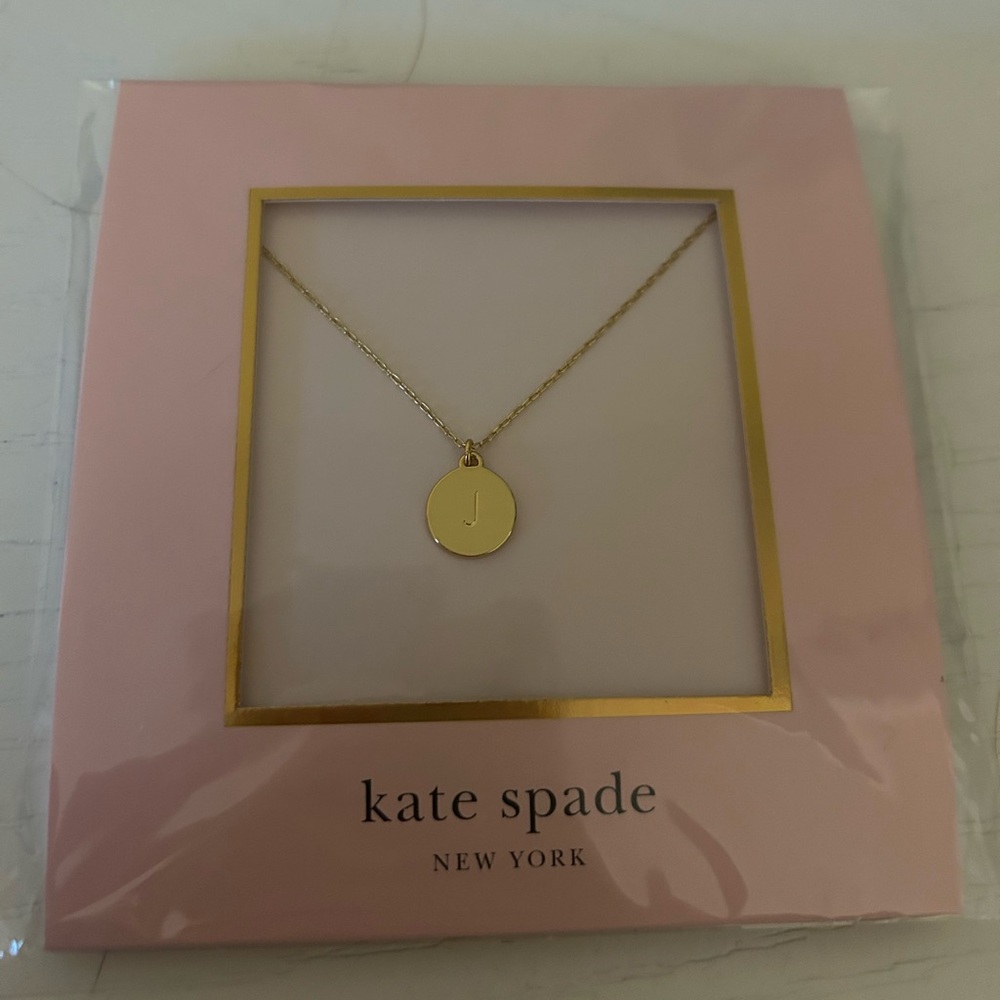 Kate Spade J Initial Pendant
